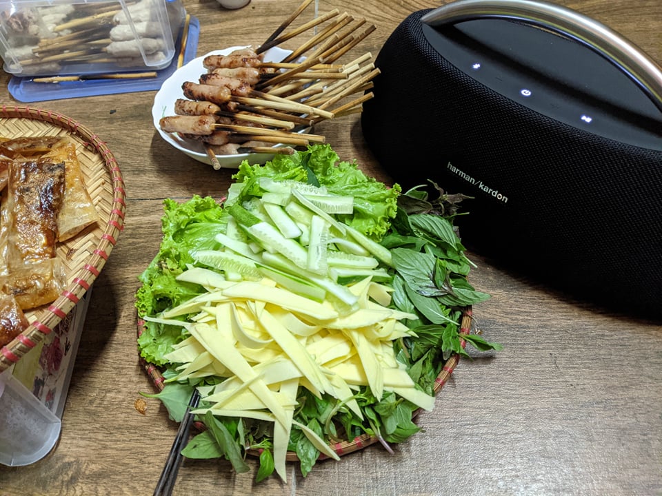 thực đơn đãi tiệc tại nhà